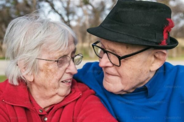 elderly couple