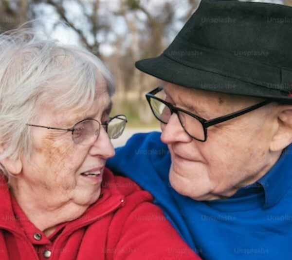 elderly couple